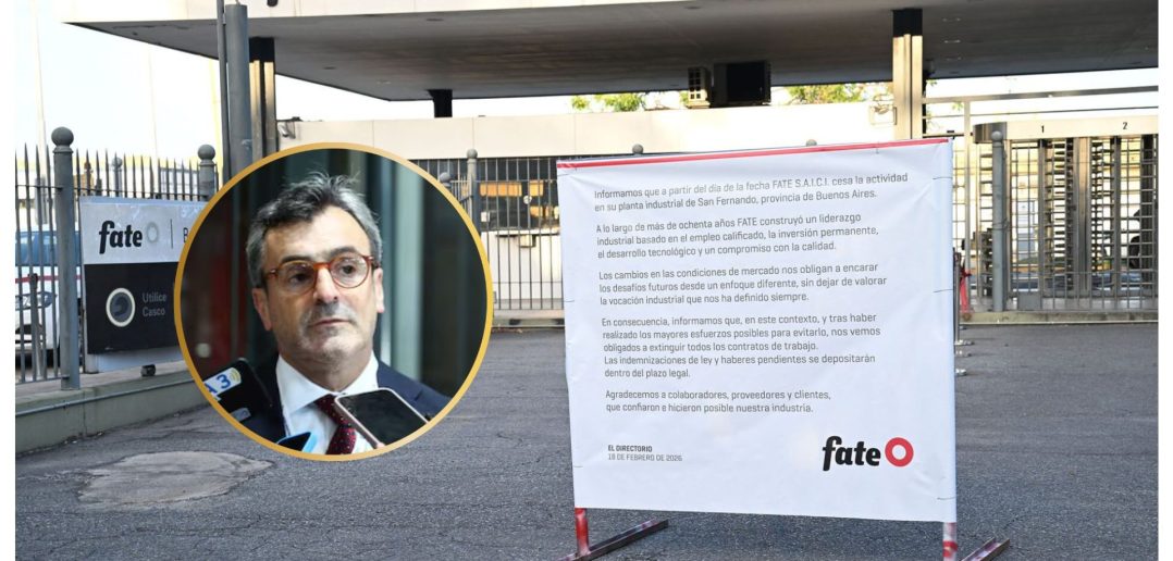 La UIA expresó su preocupación por el cierre de FATE en un comunicado: “Lo lamentamos profundamente”